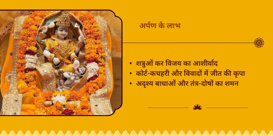 बगलामुखी जयंती श्री पीताम्बरा पीठ दतिया चढ़ावा   