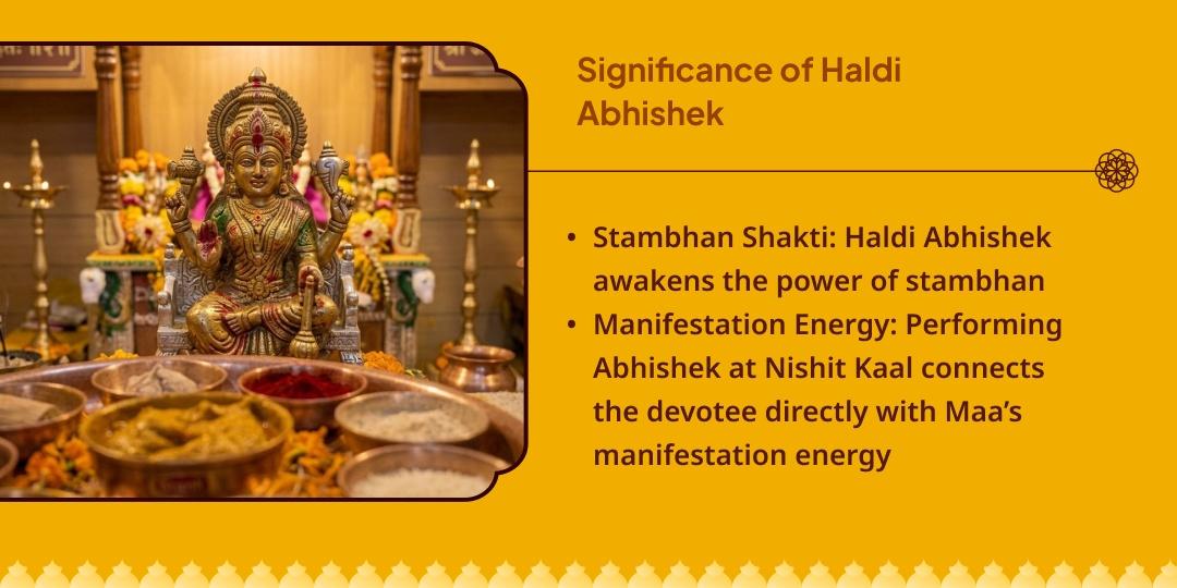 Baglamukhi Jayanti Maa Baglamukhi Nishit Kaal Haldi Abhishek