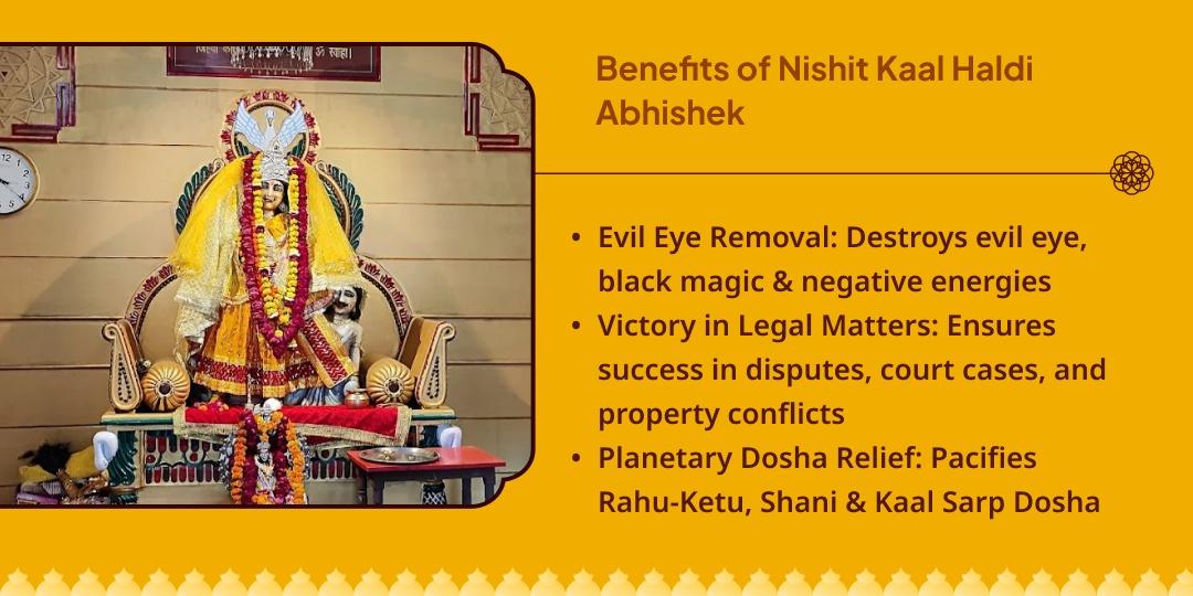 Baglamukhi Jayanti Maa Baglamukhi Nishit Kaal Haldi Abhishek