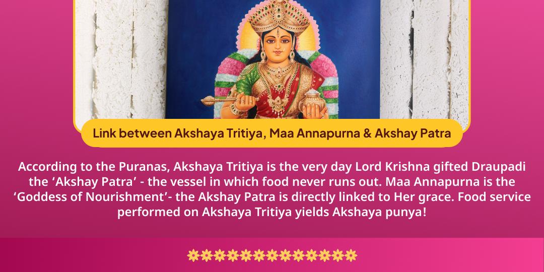Akshaya Tritiya Maa Annapurna Akshaya Patra Chadhava & Anna Seva