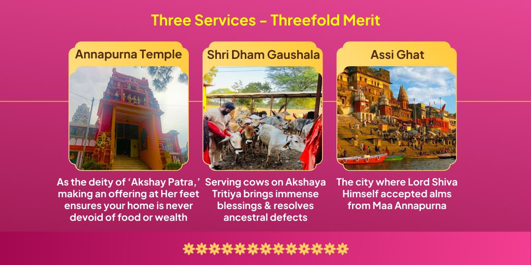 Akshaya Tritiya Maa Annapurna Akshaya Patra Chadhava & Anna Seva