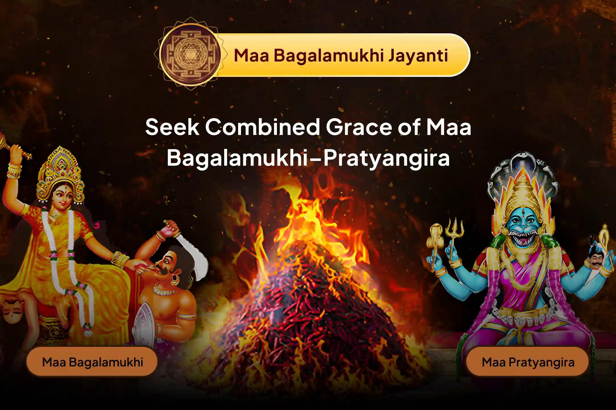 🔱Bagalamukhi Jayanti is the most powerful day to invoke Maa Bagalamukhi and Maa Pratyangira to neutralize opposition and negative forces. Be part of this ritual to attract success.