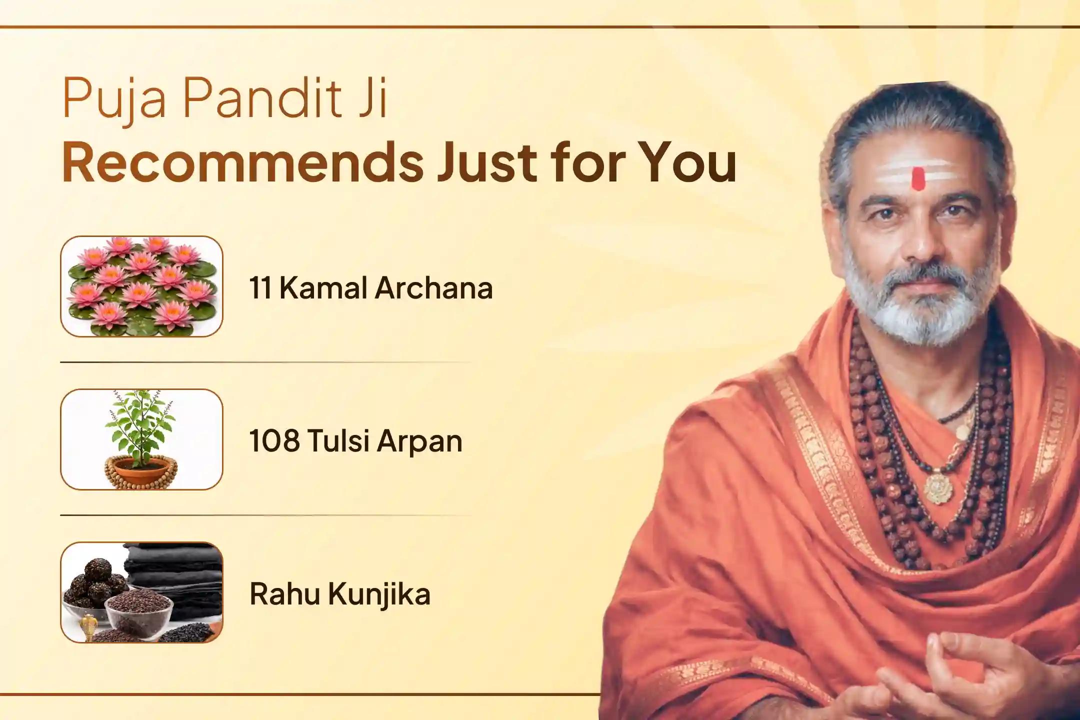 🕉️ Performed to address Guru–Rahu Yuti Dosha, this puja is believed to help reduce mental unrest, wrong decisions, and repeated obstacles in life and work.