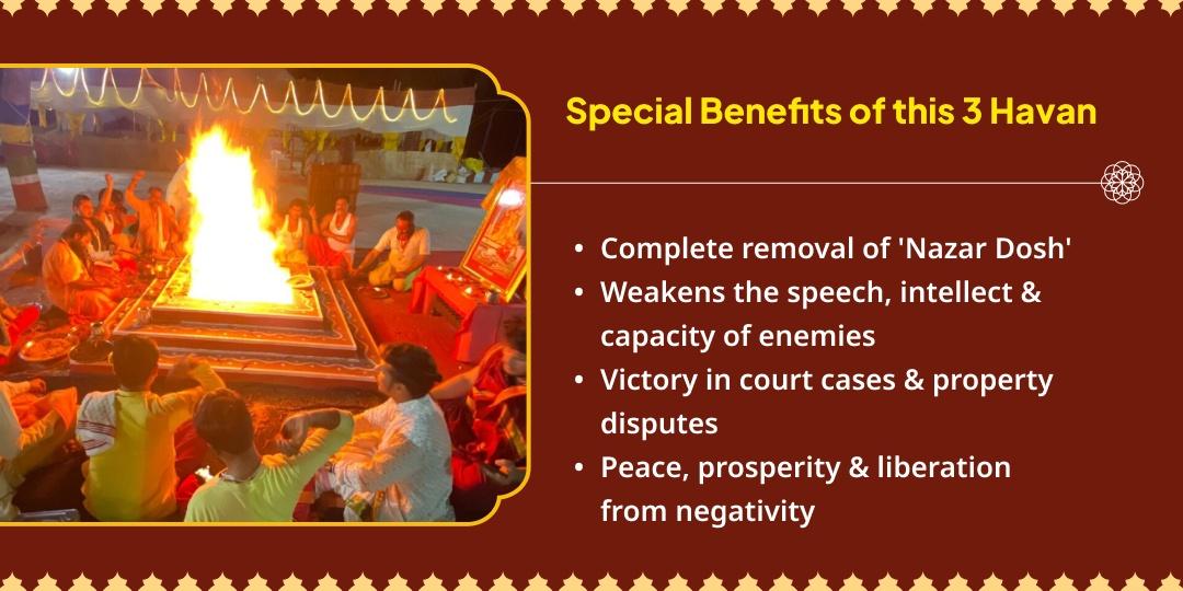 Bagalamukhi Jayanti 21kg Lal Mirchi, Yellow Mustard & Haldi Ganth Havan Aahuti