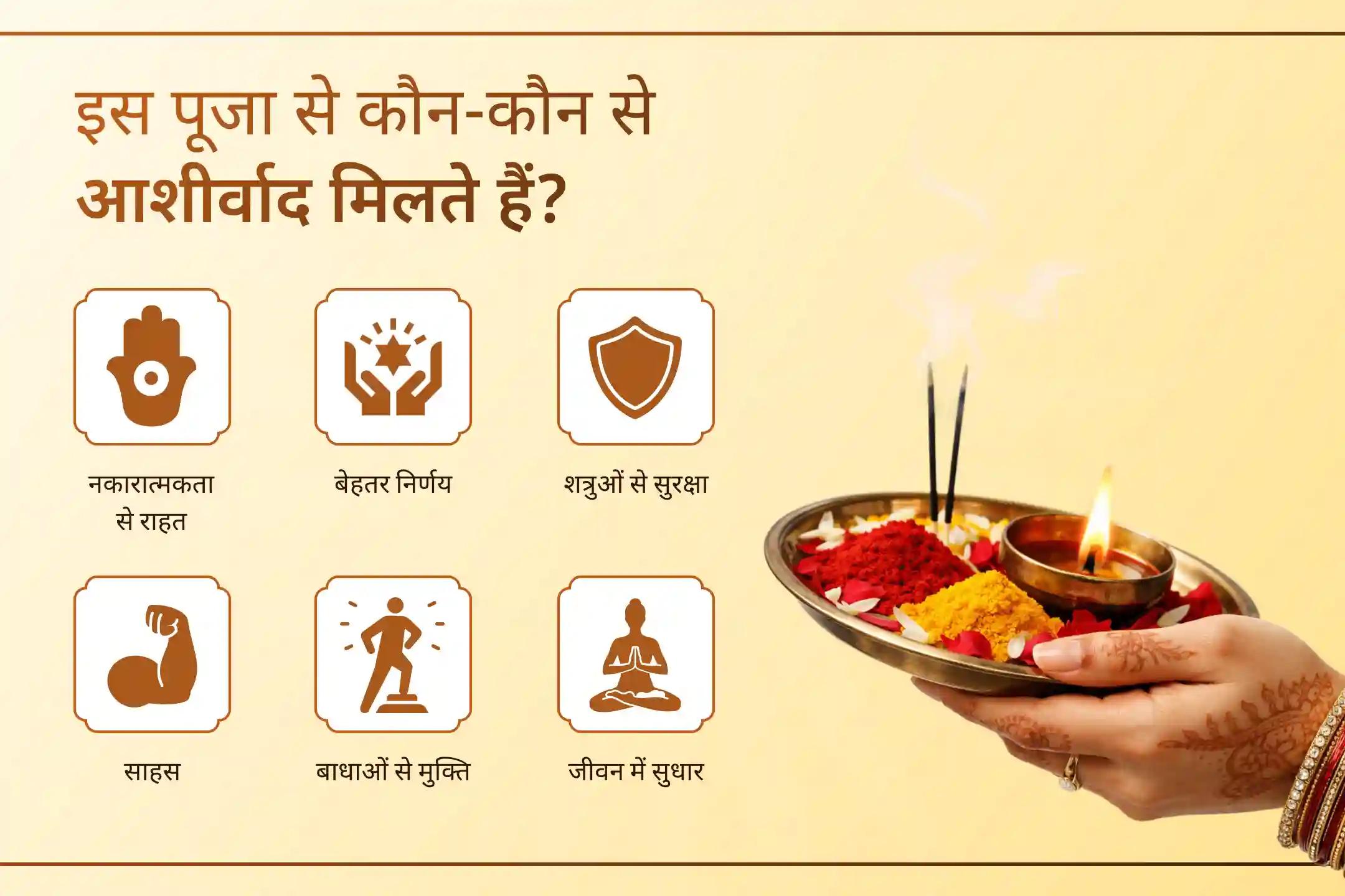 बगलामुखी जयंती के पावन अवसर पर दो शक्तिशाली मंदिरों में होने वाले त्रिशक्ति अनुष्ठान में शामिल होकर बाधाओं पर विजय, नकारात्मकता से सुरक्षा और मन की स्थिरता प्राप्त करने का अवसर पाएं।