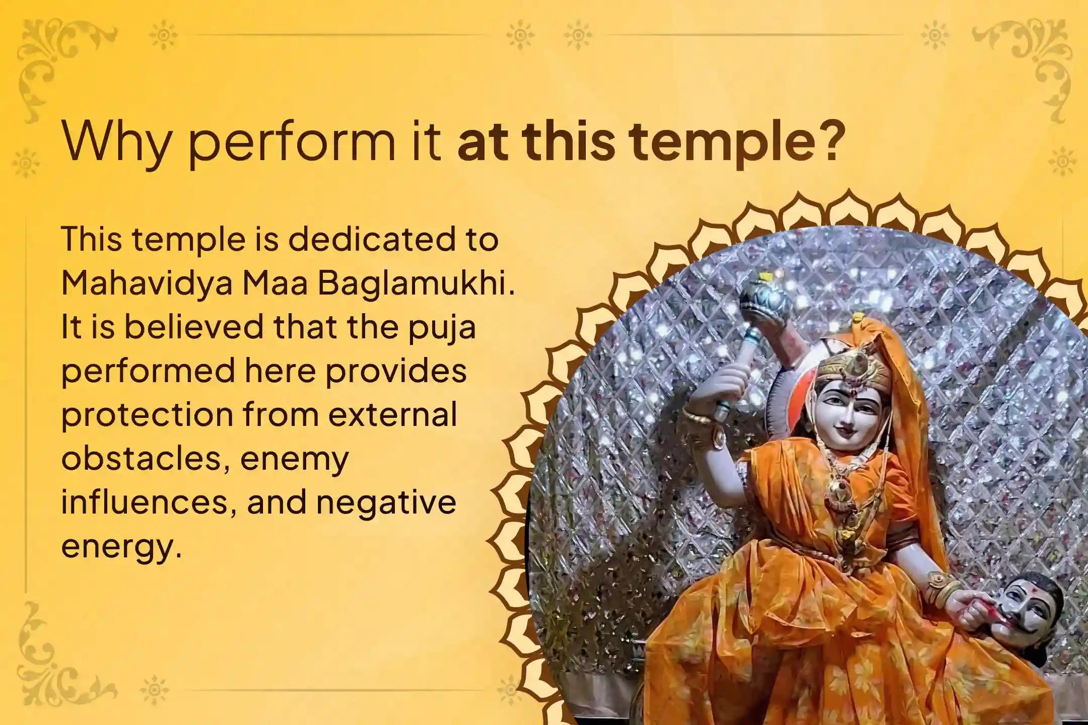 By joining the personal special puja LIVE this Friday on Baglamukhi Jayanti, you may receive victory over enemies, success in legal matters, and mental peace through the grace of the Mother Goddess.