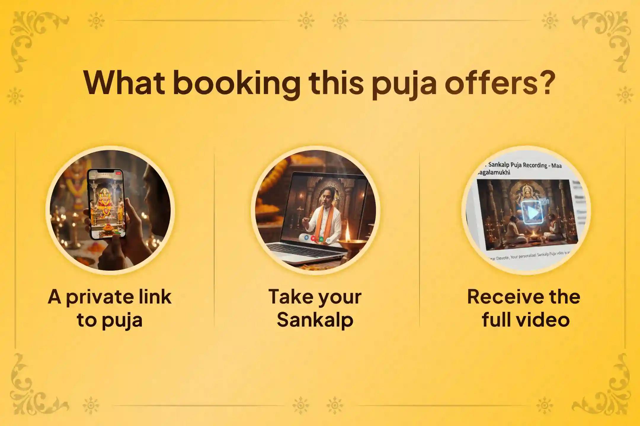 By joining the personal special puja LIVE this Friday on Baglamukhi Jayanti, you may receive victory over enemies, success in legal matters, and mental peace through the grace of the Mother Goddess.