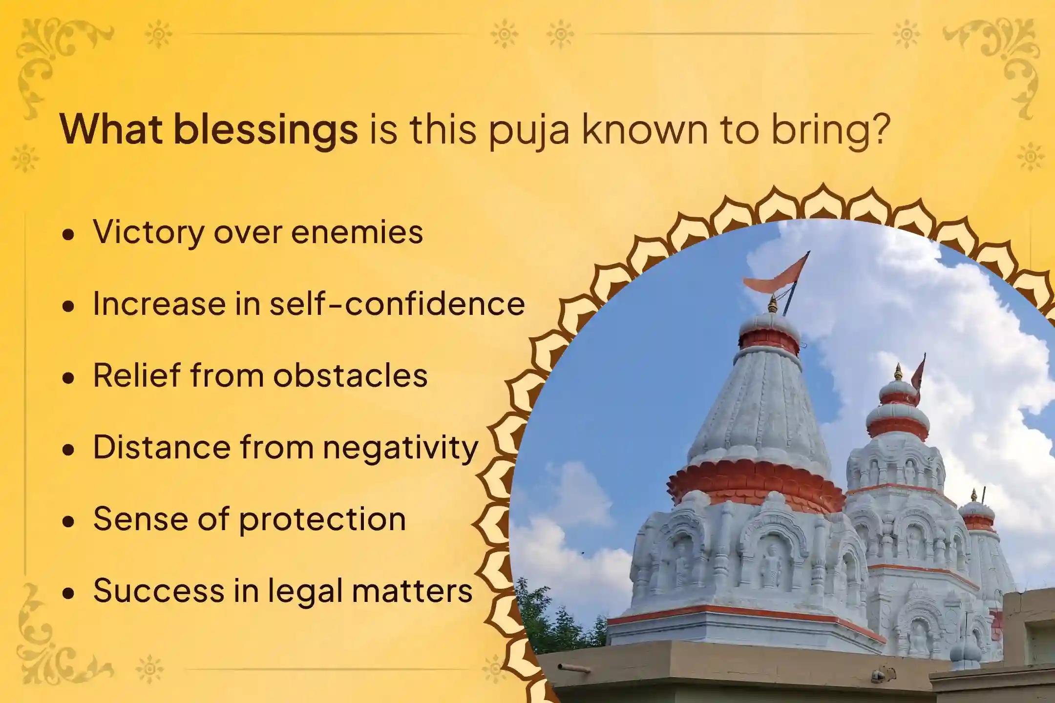 By joining the personal special puja LIVE this Friday on Baglamukhi Jayanti, you may receive victory over enemies, success in legal matters, and mental peace through the grace of the Mother Goddess.