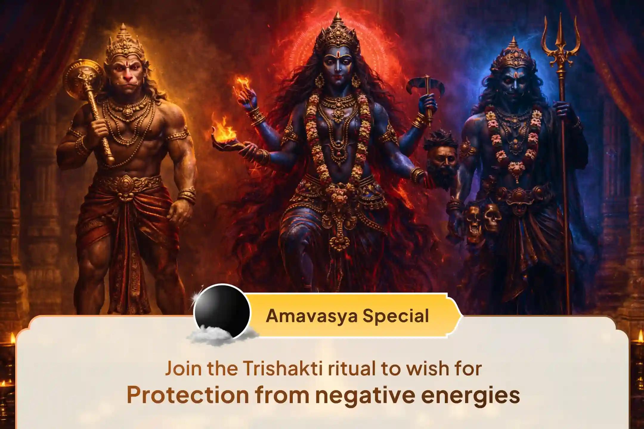 🔱 Are enemies troubling you? Join the complete protection grand ritual of Kalighat Shaktipeeth for divine protection in your life