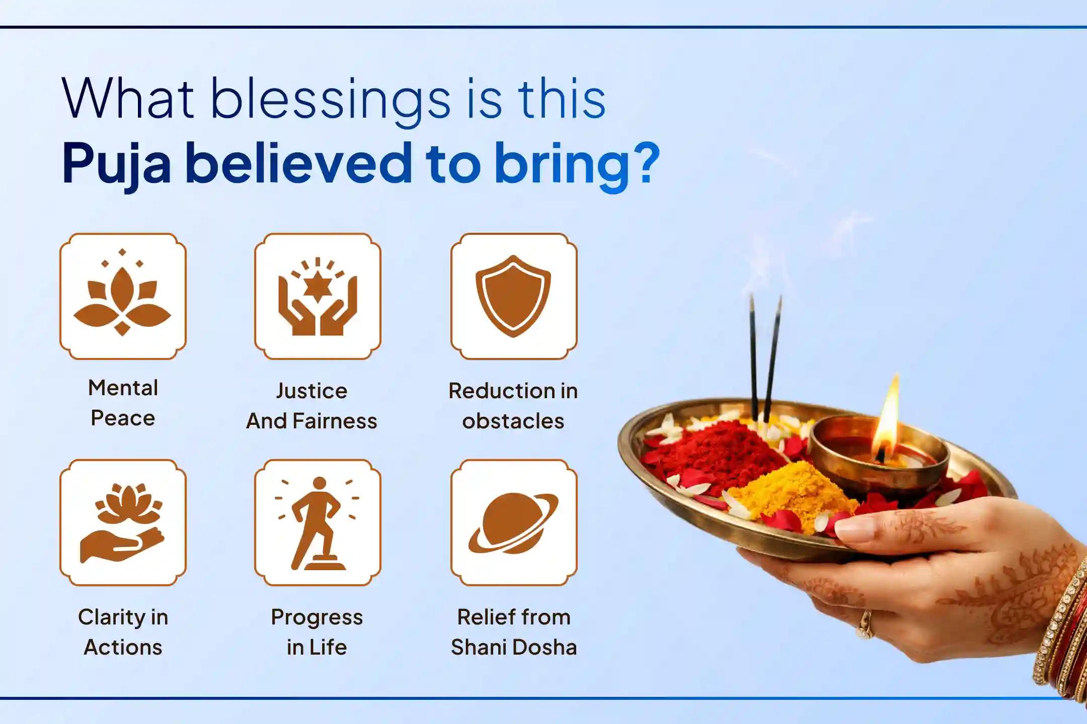 ✨Are constant obstacles, mental stress, or unknown worries stopping you from moving forward in life? Join this Saturday Shani Shanti Special Puja and receive divine blessings for mental peace, inner strength, and progress in life.