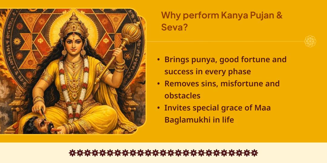 Bagalamukhi Jayanti 8 Kanya Pujan & Pitambar Seva