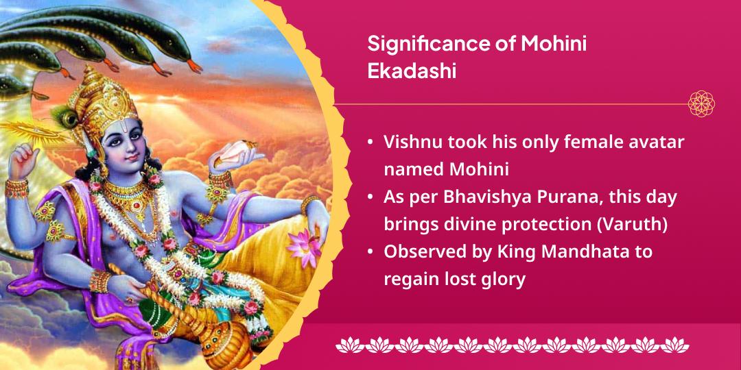 Mohini Ekadashi Shree Hari Vishnu Sampooran Chadhava, Havan, Abhishek, Paath & Panda Seva