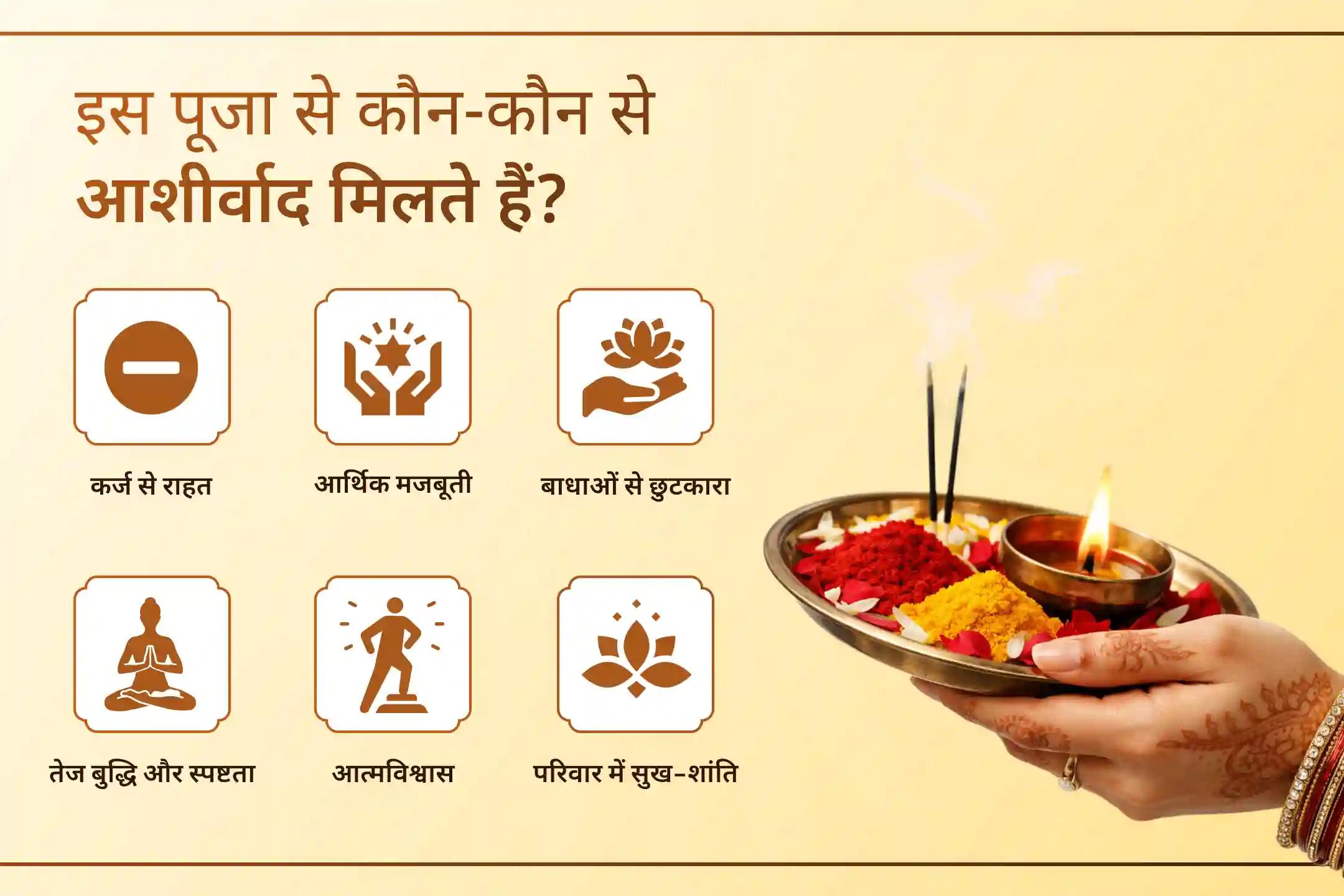 कर्ज से राहत पाना चाहते हैं और जीवन में आर्थिक स्थिरता बनाए रखना चाहते हैं? इस बुधवार श्री गणेश के आशीर्वाद से अपनी परेशानियों को सुलझाने के लिए गन्ने के रस से गणेश महाभिषेक अनुष्ठान में जरूर भाग लें।