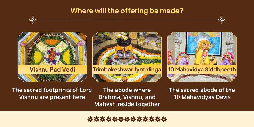 Purnima 10 Mahavidya Havan, Shri Maha Vishnu & Trimbakeshwar Jyotirlinga 3 Temple Chadhava