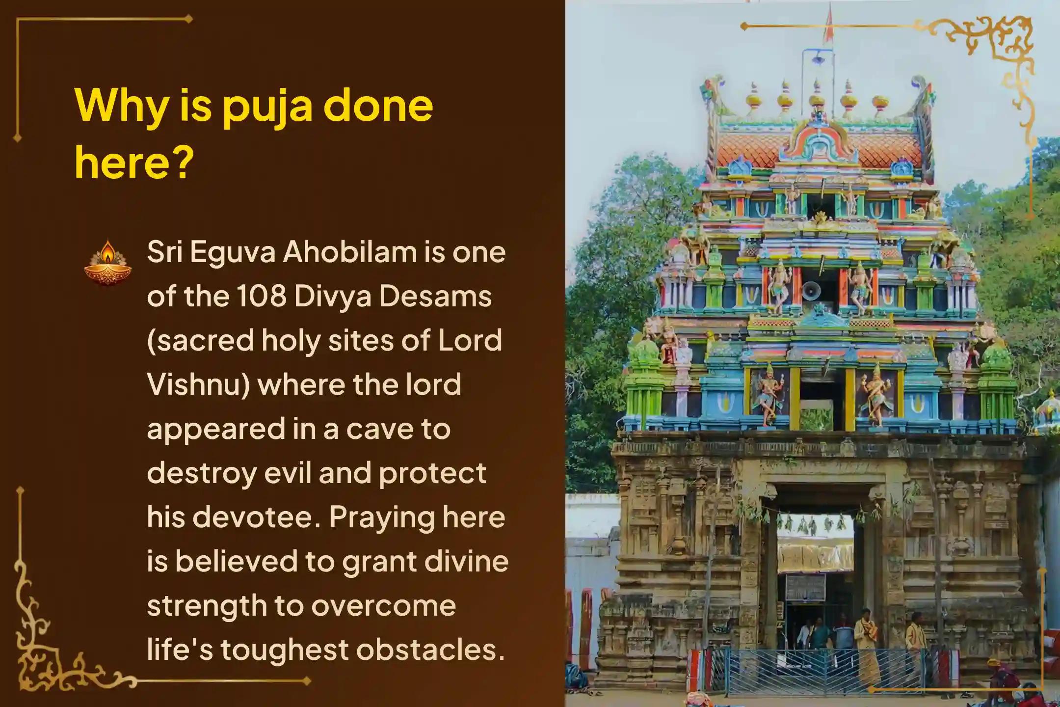 🕉️Participate in the Narasimha Jayanti special Narasimha Sudarshana Homa at the powerful Eguva Ahobilam Temple for the removal of negative and evil forces and victory over enemies🙏
