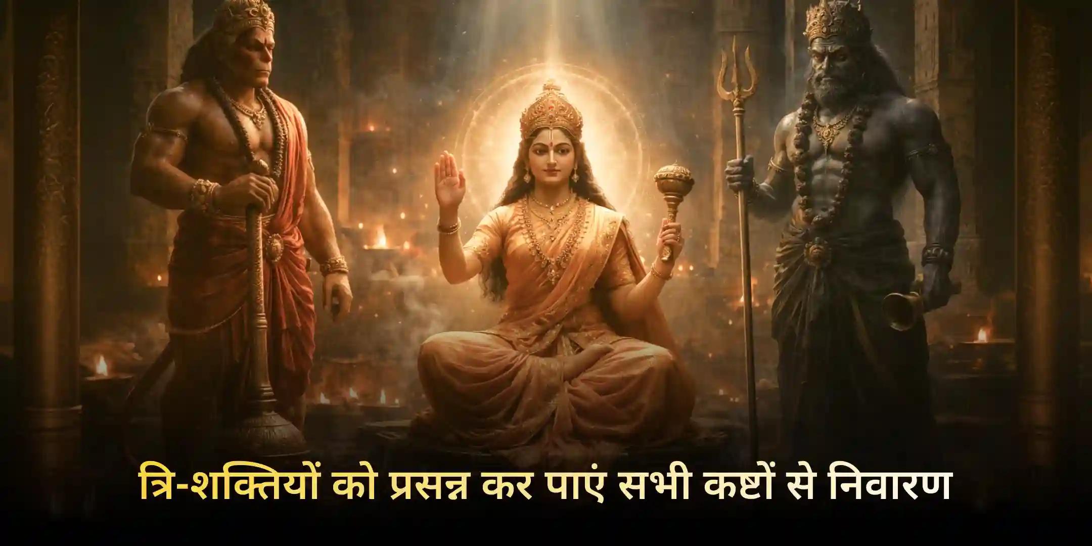 माँ बगलामुखी, काल भैरव और संकटमोचन हनुमान सर्व कष्ट निवारण पूजा और यज्ञ