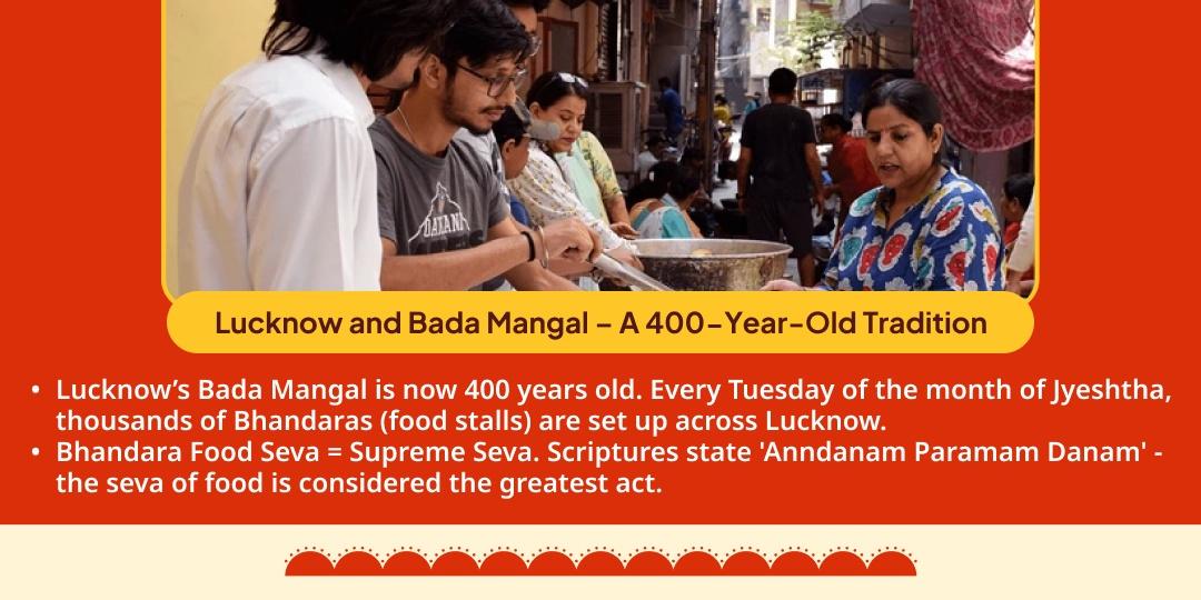 First Bada Mangal Lucknow Maha Bhandara Seva