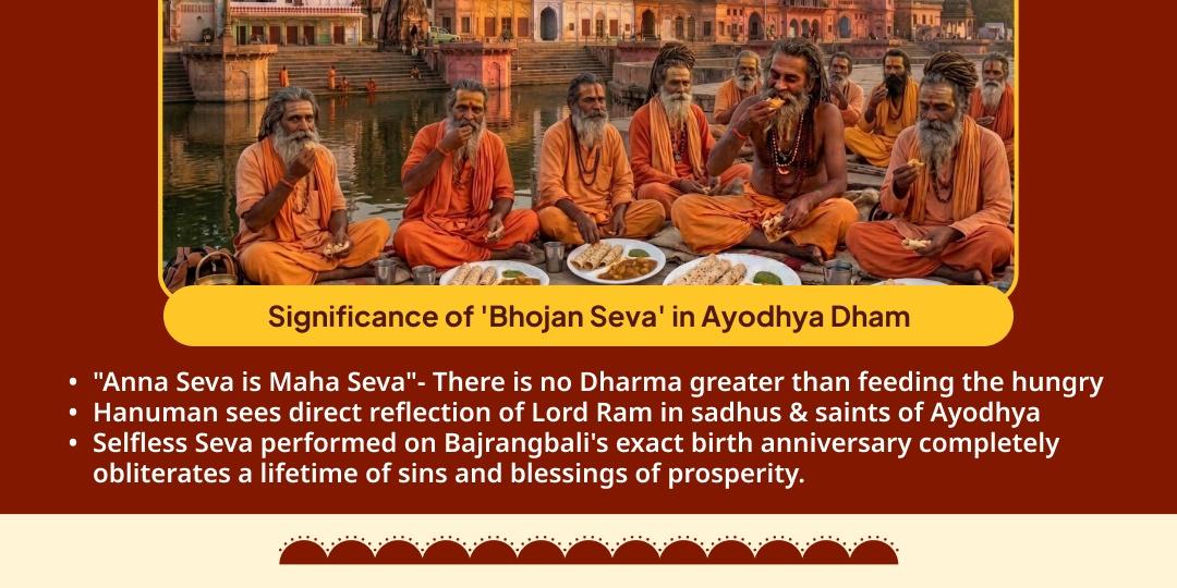 Bada Mangal Ayodhya Needy Maha-Bhojan & Sadhu Seva