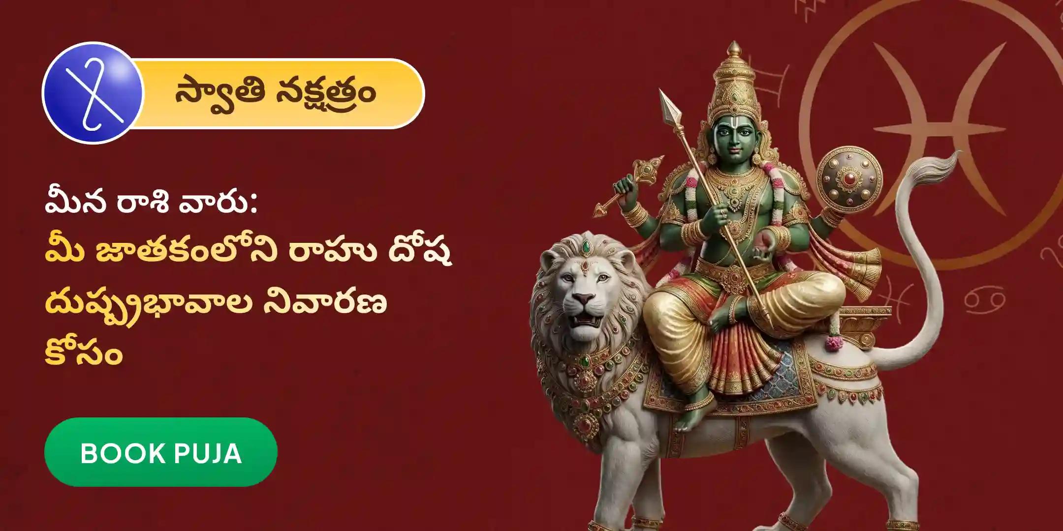 మీన రాశి వారి కోసం రాహు శాంతి జపం మరియు హోమం 