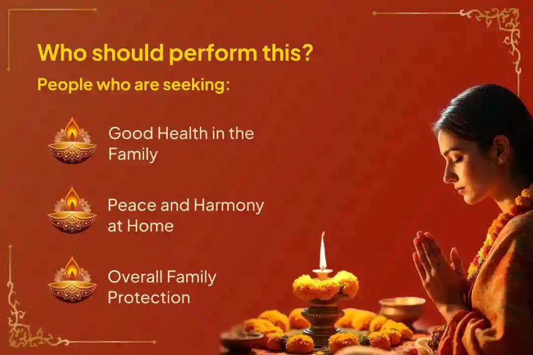 Participate in the Purnima Special Satyanarayan Katha and Homam for blessings of good health and harmony in your family.
