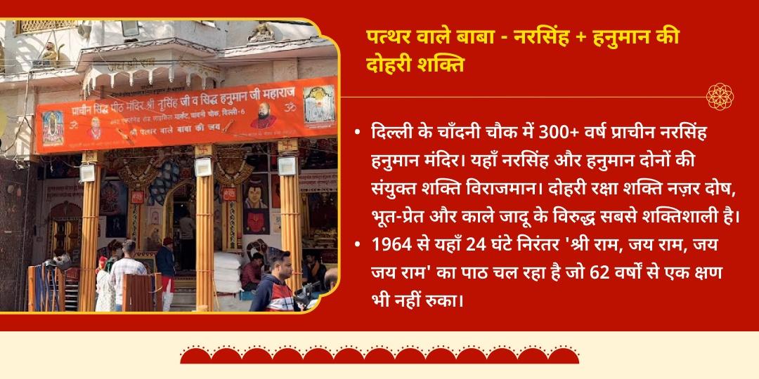 बड़ा मंगल पत्थर वाले बाबा नरसिंह हनुमान नज़र दोष रक्षा चढ़ावा