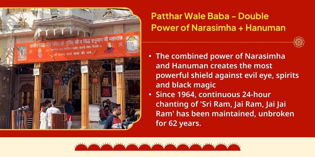 Bada Mangal Patthar Wale Baba Narsingh Hanuman Nazar Dosh Protection Chadhava