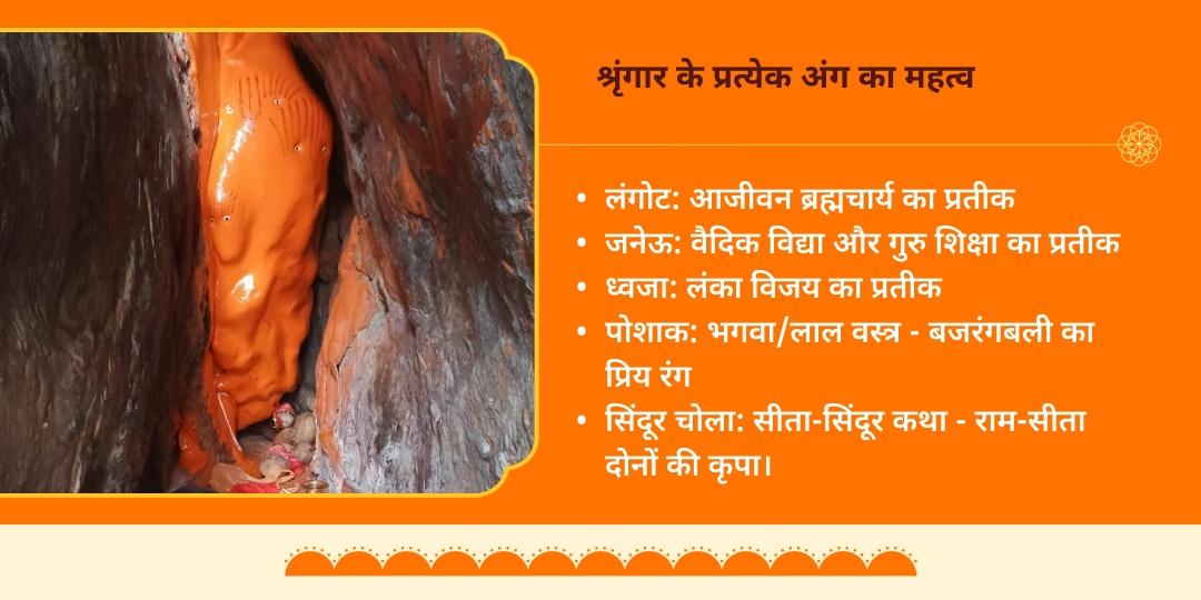बड़ा मंगल बजरंगबली का श्रृंगार लंगोट, जनेऊ, ध्वजा एवं पोशाक सेवा 