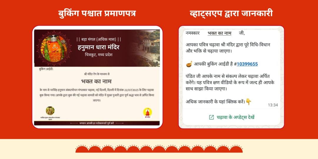 बड़ा मंगल 108 दीप दान महोत्सव हनुमान धारा, चित्रकूट