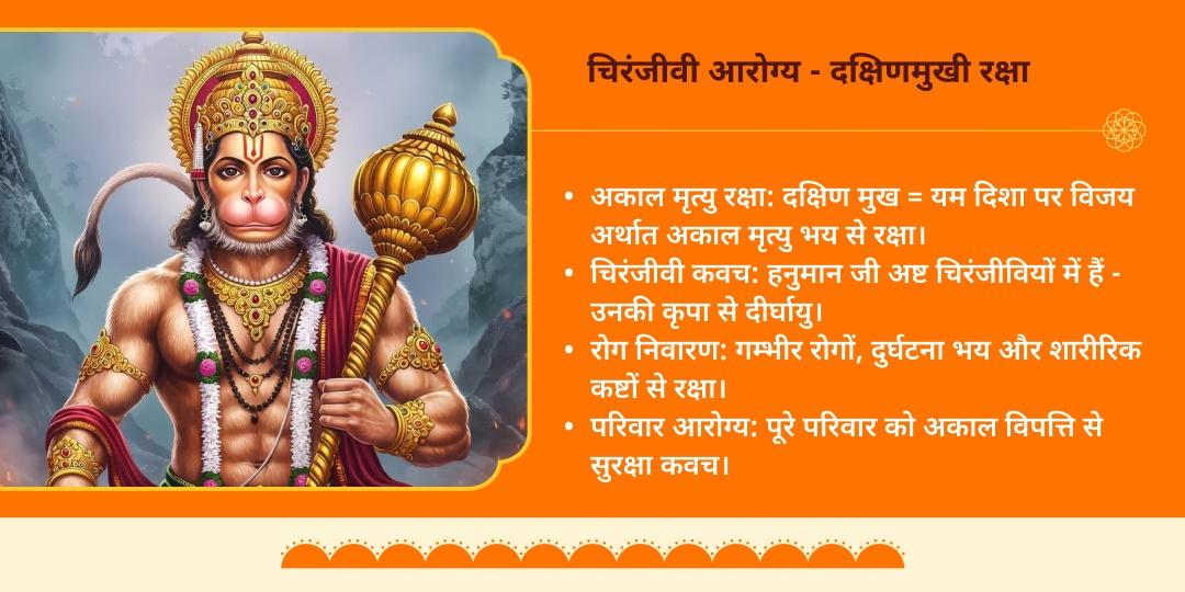 बड़ा मंगल दक्षिणमुखी हनुमान चिरंजीवी आरोग्य चढ़ावा