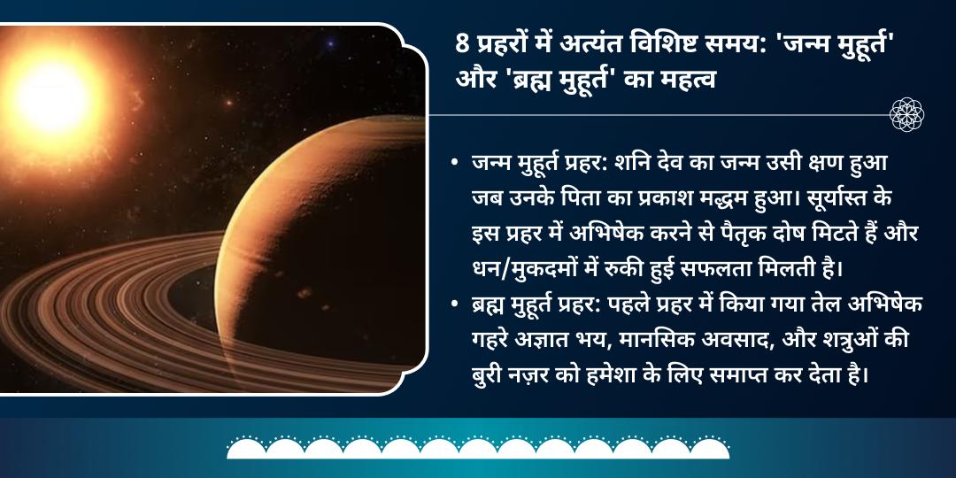 शनि जयंती-शनि अमावस्या 8 प्रहर 8 लीटर तेल महा अभिषेक