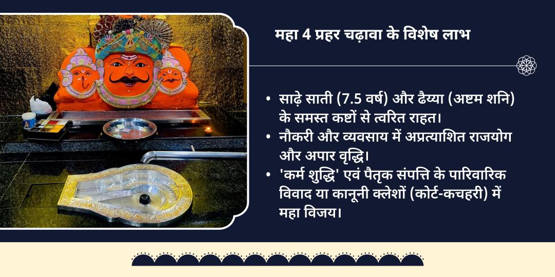 शनि जयंती-शनि अमावस्या 4 प्रहर महा चढ़ावा