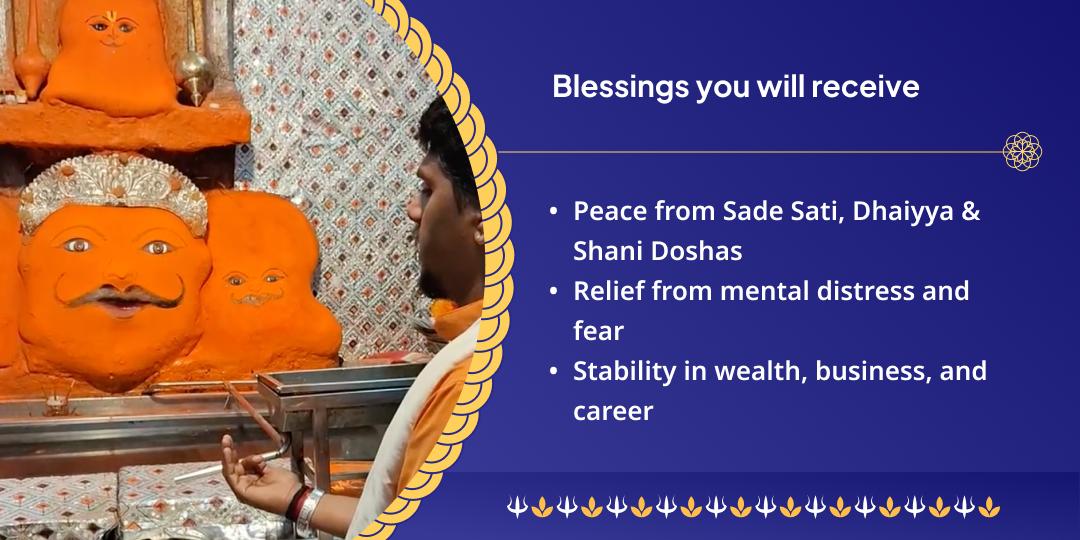 Sade Saati Dhaiyya Shanti Shani Navagrah Mandir Chadhava