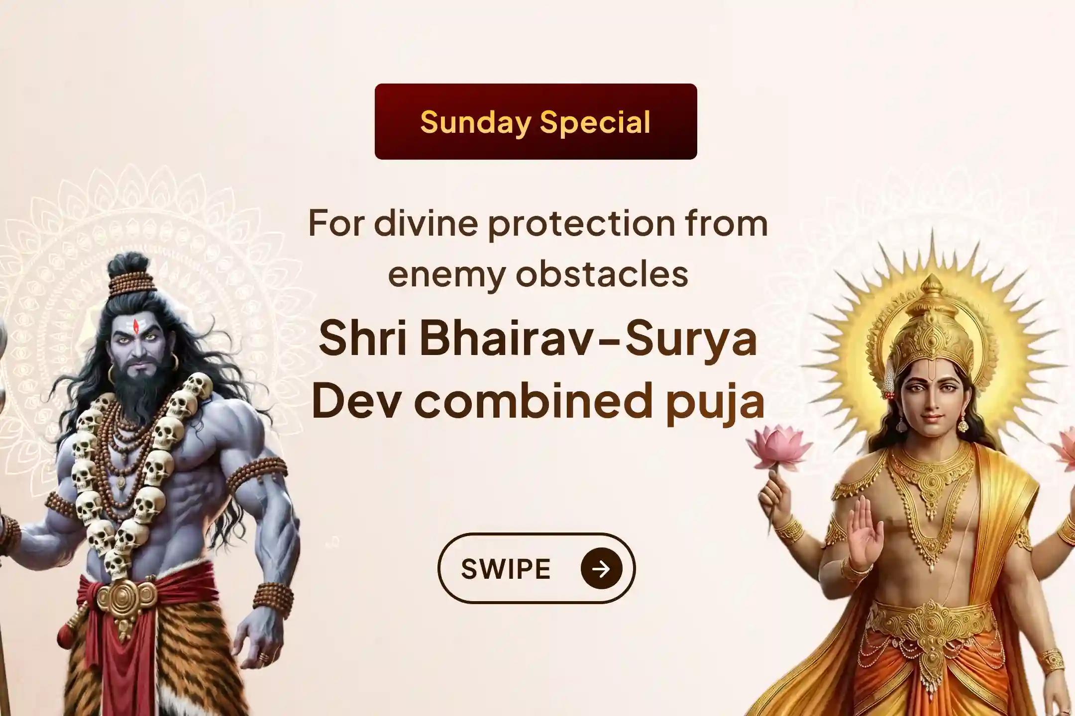 When causeless opposition, stress of court cases and weakness of mind begin to arise, this rare ritual of strength, protection and victory through the grace of Martand Bhairav and Surya can become a divine support for you.
