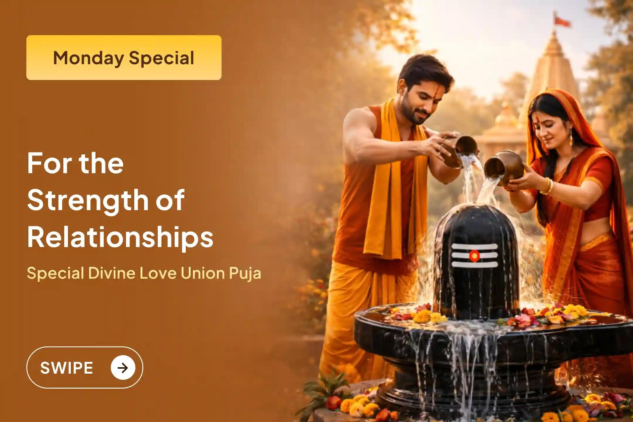 To strengthen relationships, bring love into life, bring clarity, and leave old bad memories behind, definitely join the Divine Love Union Puja and Relationship Improvement Ritual this Monday.