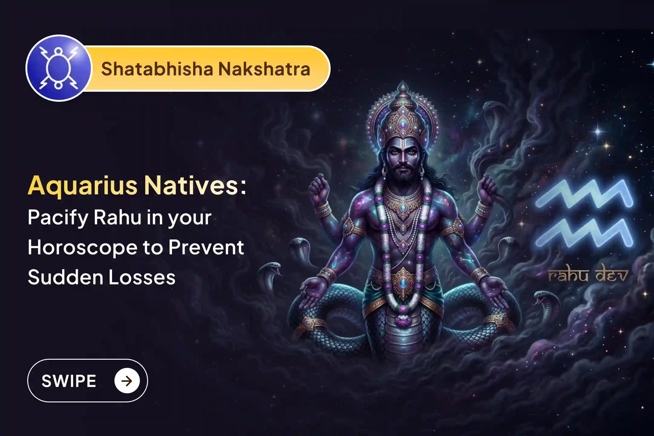 🕉️ Participate in the Kumbha (Aquarius) Rashi Special Rahu Shanti Jaap and Homam for mental clarity and avoiding confusion, protection from sudden losses or traps🙏