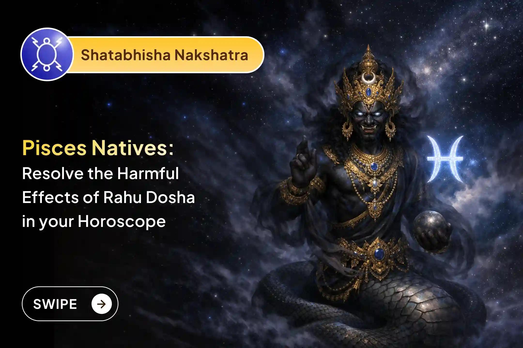 🕉️ Participate in the Meena (Pisces) Rashi Special Rahu Shanti Jaap and Homam for mental clarity and avoiding confusion, protection from sudden losses or traps🙏