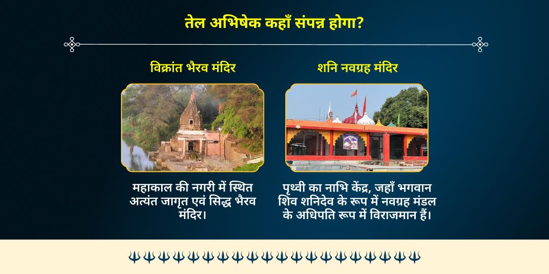 शनिवार कालाष्टमी शनि-भैरव रक्षा प्रदोष काल तेल अभिषेक