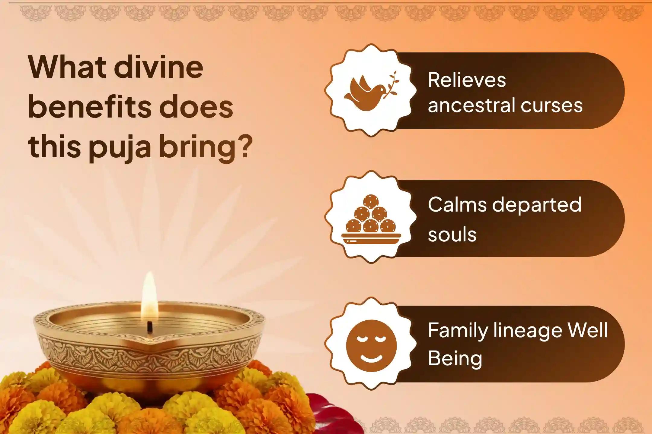 Participate in the Shani Amavasya Pitru Shanti Special Narayan Bali Puja, Tripindi Shradh, Pitru Dosh Shanti Puja, and Tila Homa to Relieve Ancestral Curse and Bring Peace for Departed Souls