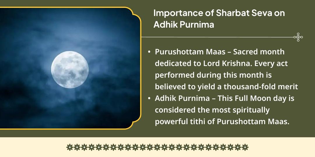 Purushottam Purnima 84 Kos Braj Parikrama Bhakt Vatsalya Sheetal Sharbat Seva