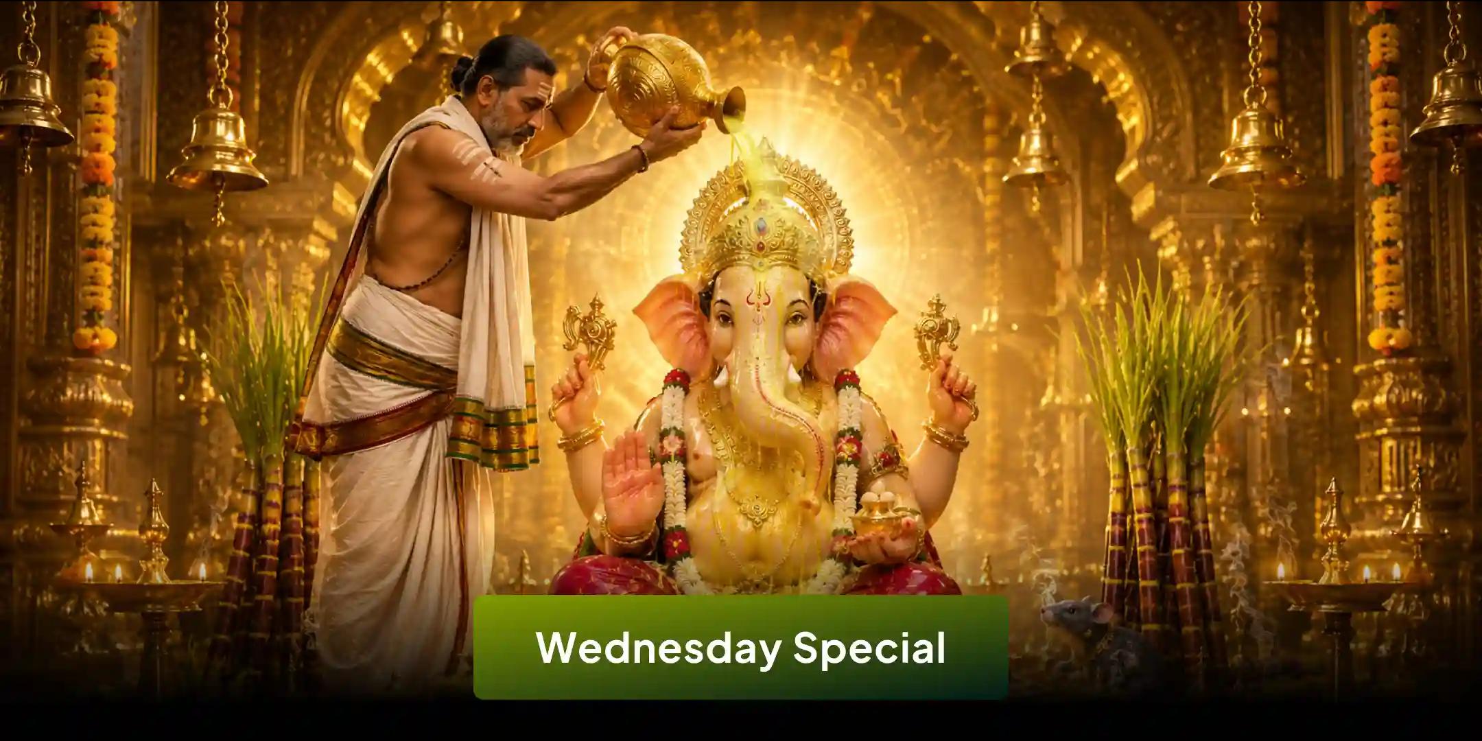 11 Ltr Sugarcane Juice Ganesh Maha Abhishek