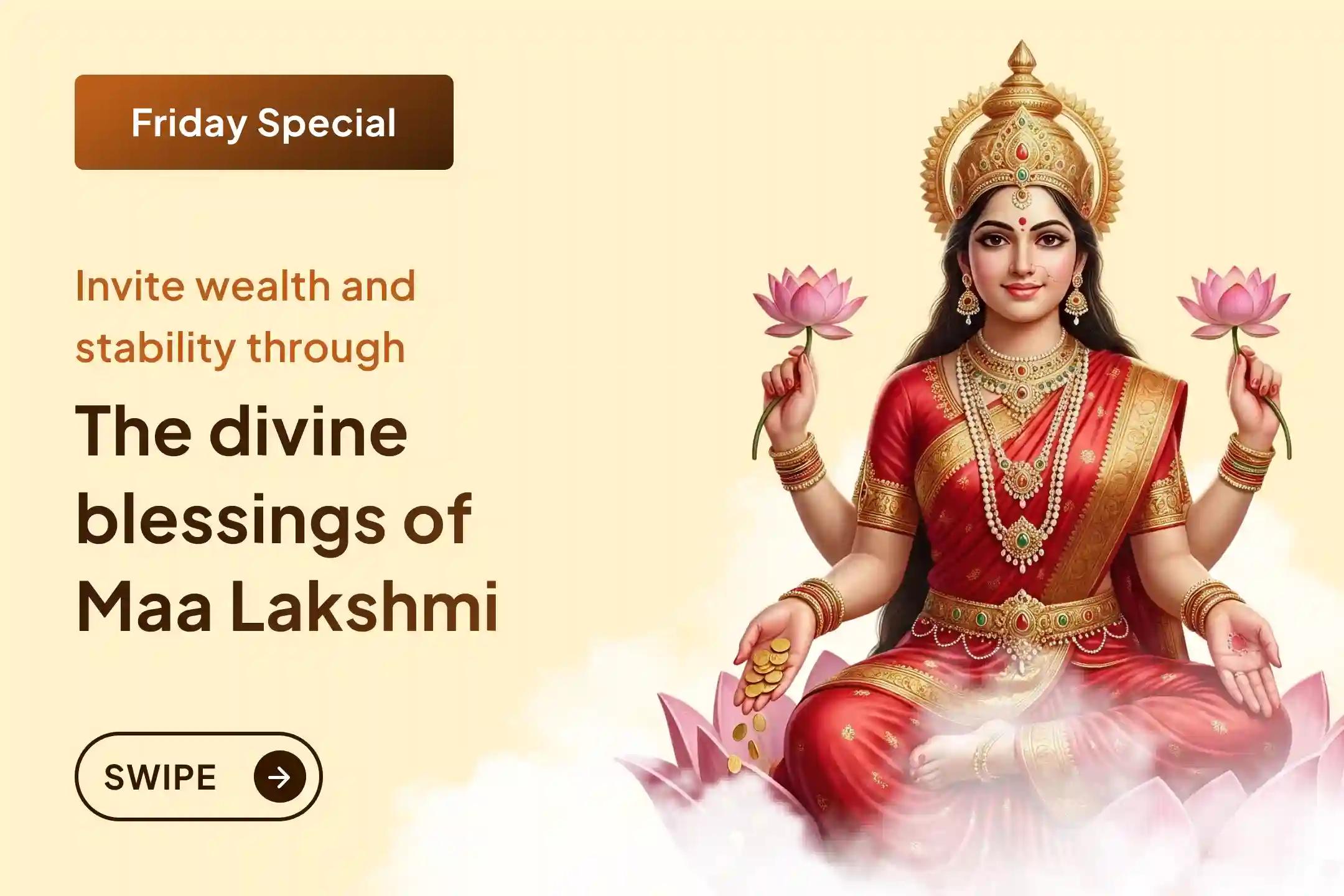 ✨ When your efforts don’t feel enough, surrendering to the divine becomes your greatest support - offer your prayers to Maa Lakshmi through this special puja for business growth, income stability, and prosperity.