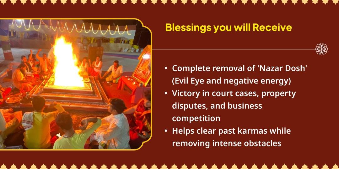 Adhik Durgashtami 21kg Lal Mirchi-21 kg Yellow Mustard Havan Ahuti For Evil Eye & Enemy Victory