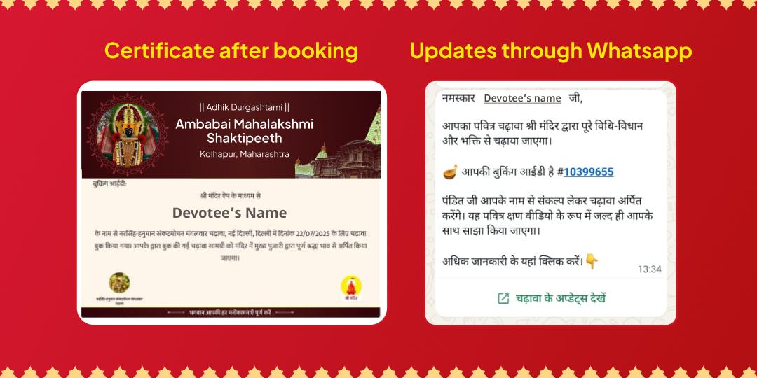 Adhik Durgashtami Mahalakshmi Shaktipeeth Dhan-Samriddhi Maha Chadhava 
