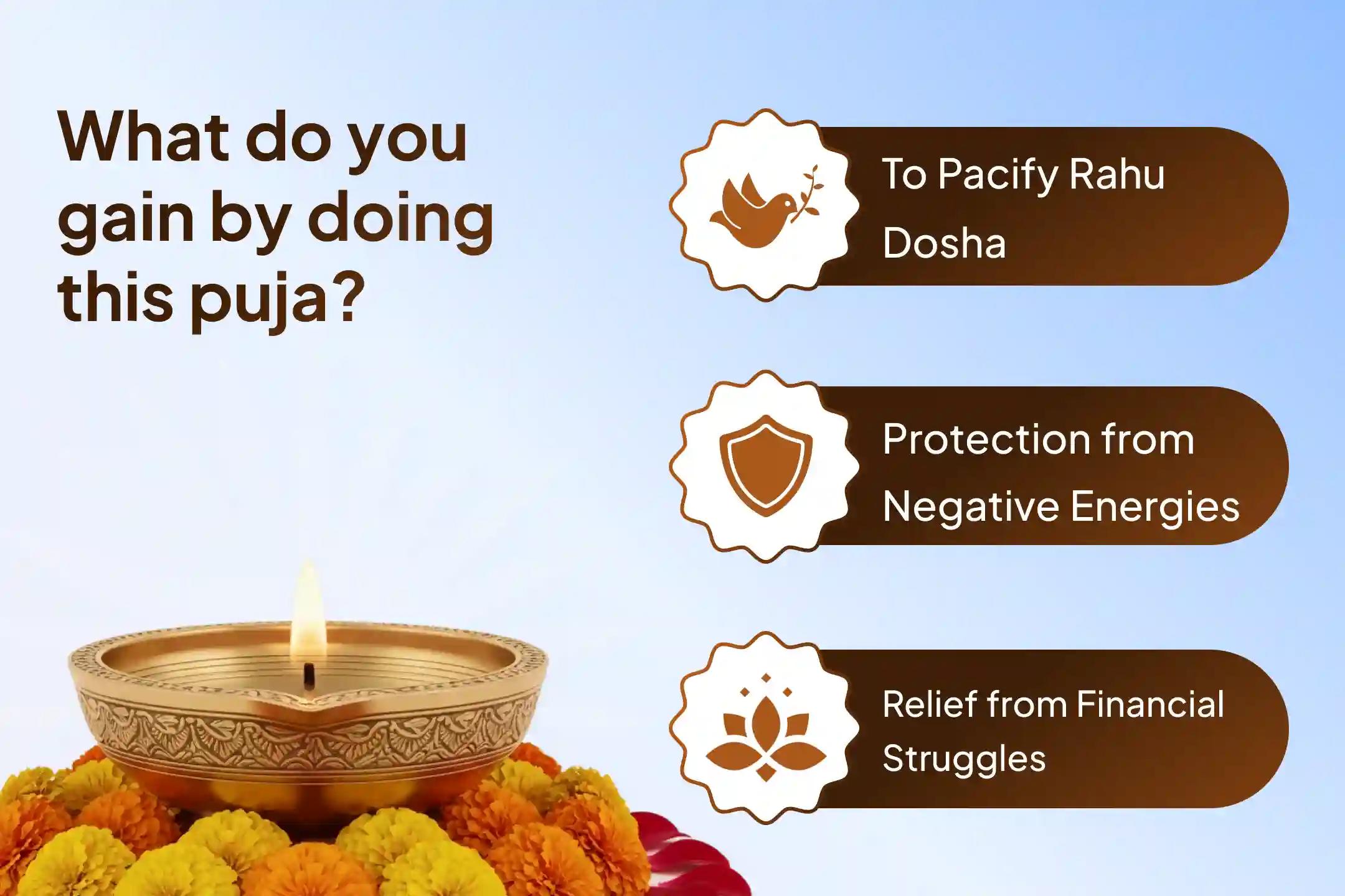 Participate in this Rahu Shanti Jaap and Homam performed during Adhika Masam and Rahu Transiting his own Nakshatra, happening once in 18 years, to pacify Rahu Dosha and to get mental peace