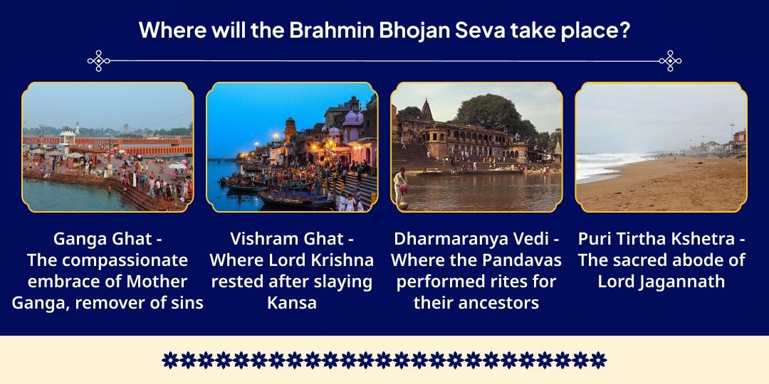 Purushottam Maas 4 Tithi 4 Teerth 33 Brahman Bhojan Seva