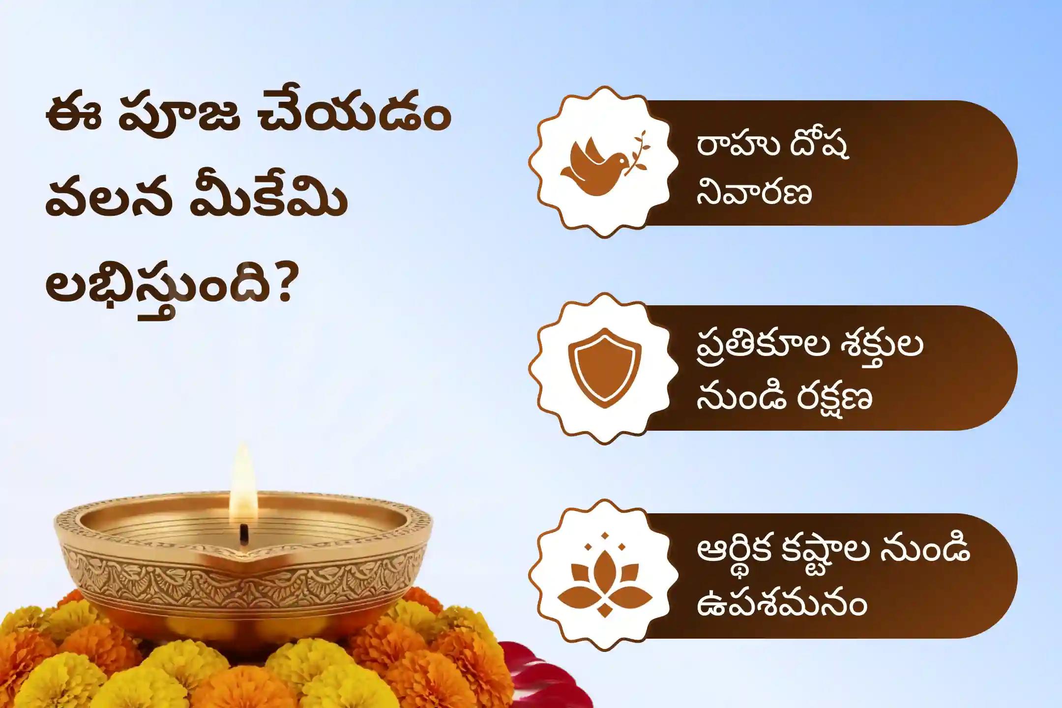 రాహువు 18 ఏళ్లకు ఒకసారి తన సొంత నక్షత్రంలోకి ప్రవేశించే మరియు అధిక మాస సమయంలో, రాహు దోష నివారణకు మరియు మనశ్శాంతిని పొందడానికి  ఈ విశేష రాహు శాంతి జపం మరియు హోమంలో పాల్గొనండి.