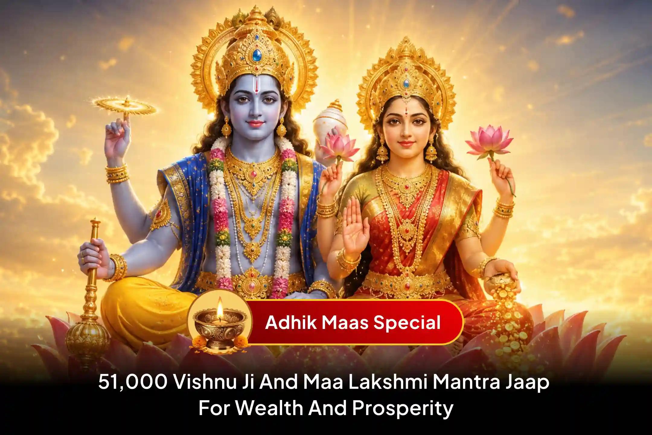 🪔 On the highly auspicious Adhik Maas Purnima, receive divine blessings for wealth, prosperity and relief from financial obstacles through 1100 Deepdaan at the sacred Yamuna Ghat in Mathura along with the grand Vishnu-Lakshmi ritual.