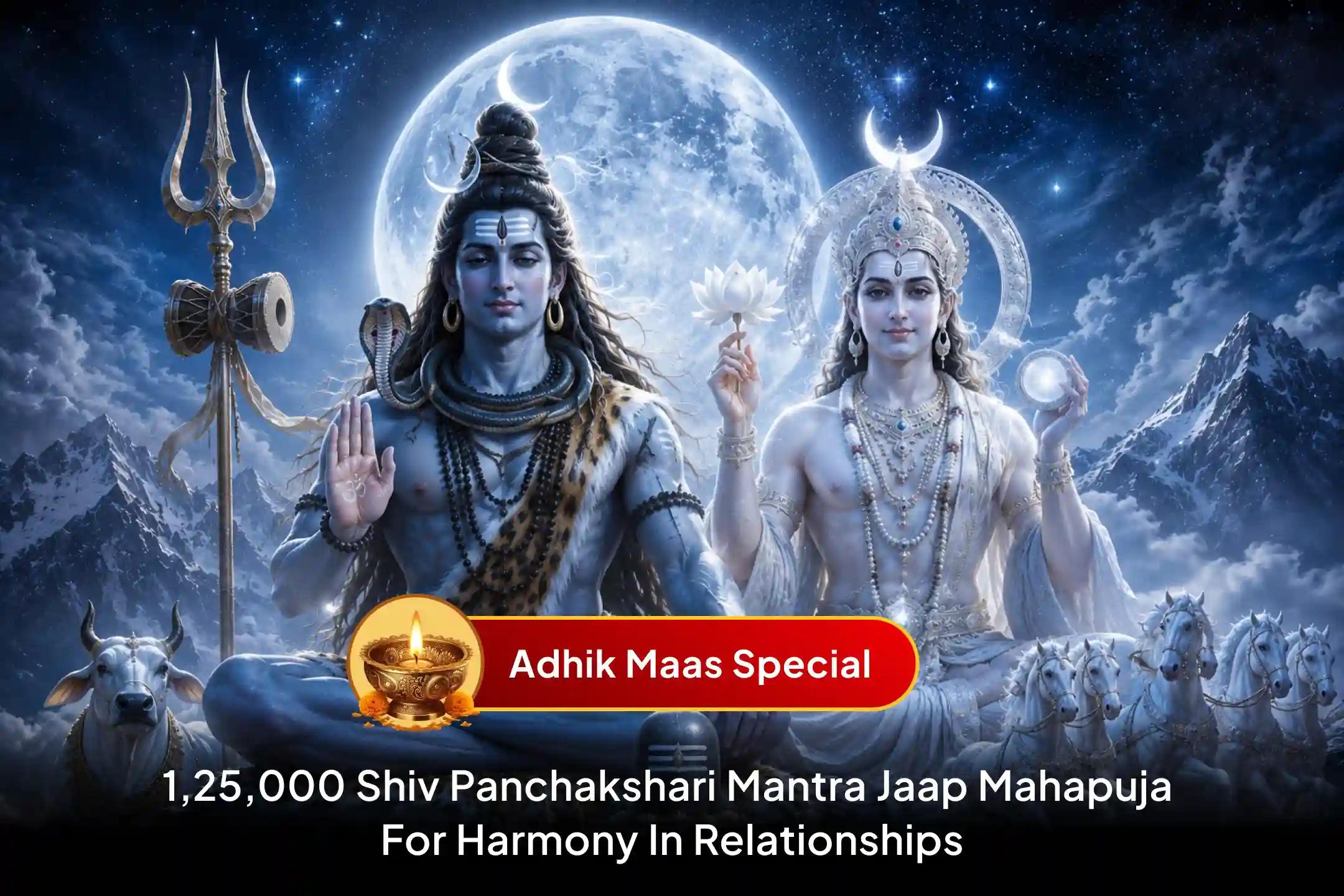 🌕 On the Rare Adhik Maas Purnima Night, Invoke Lord Shiva’s Divine Grace for Emotional Healing, Relationship Harmony, Family Peace, and Inner Calm.