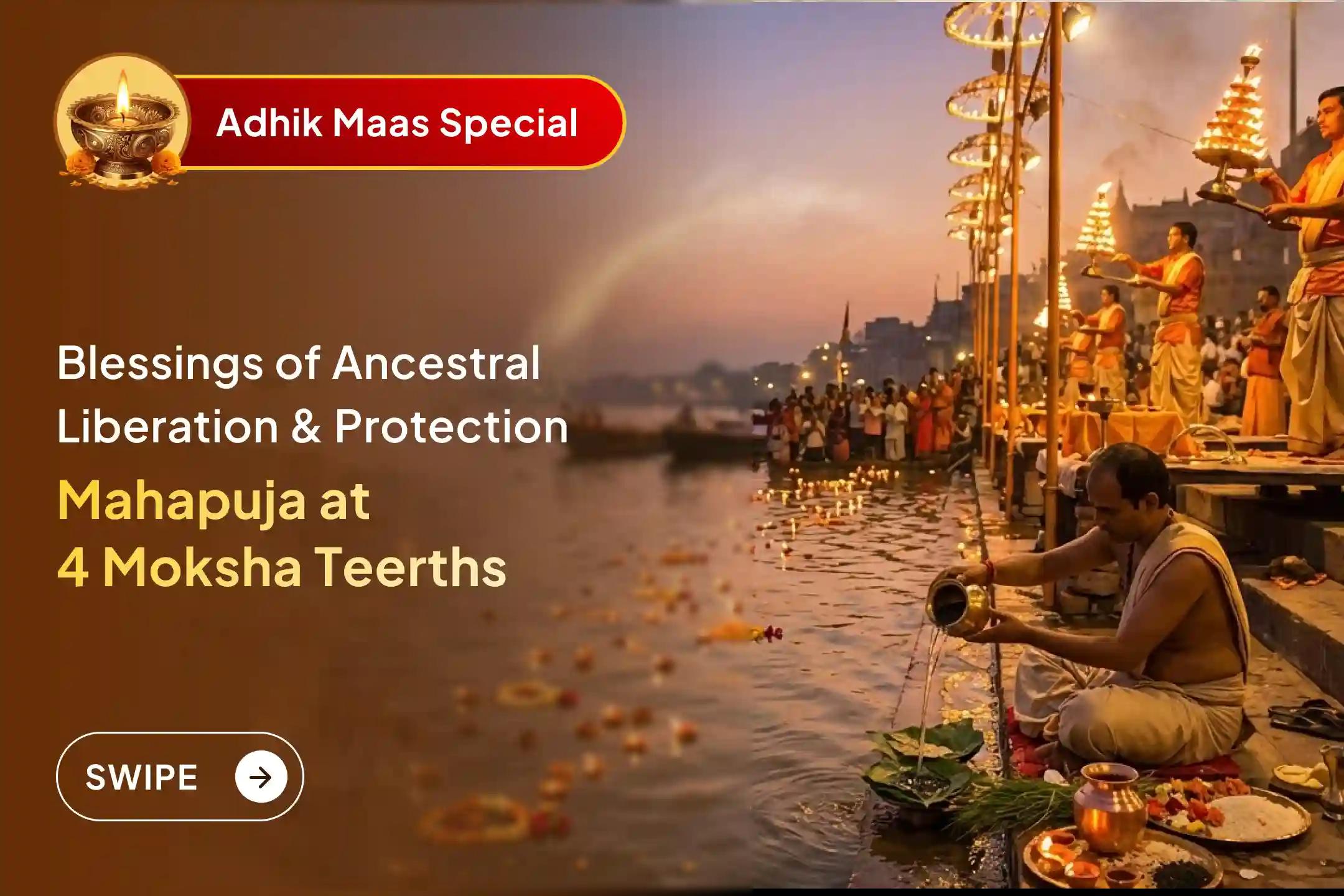 During this rare 16-day Adhik Maas phase from Purnima to Somvati Amavasya, seek ancestral peace, karmic relief, and harmony for your family. 🙏