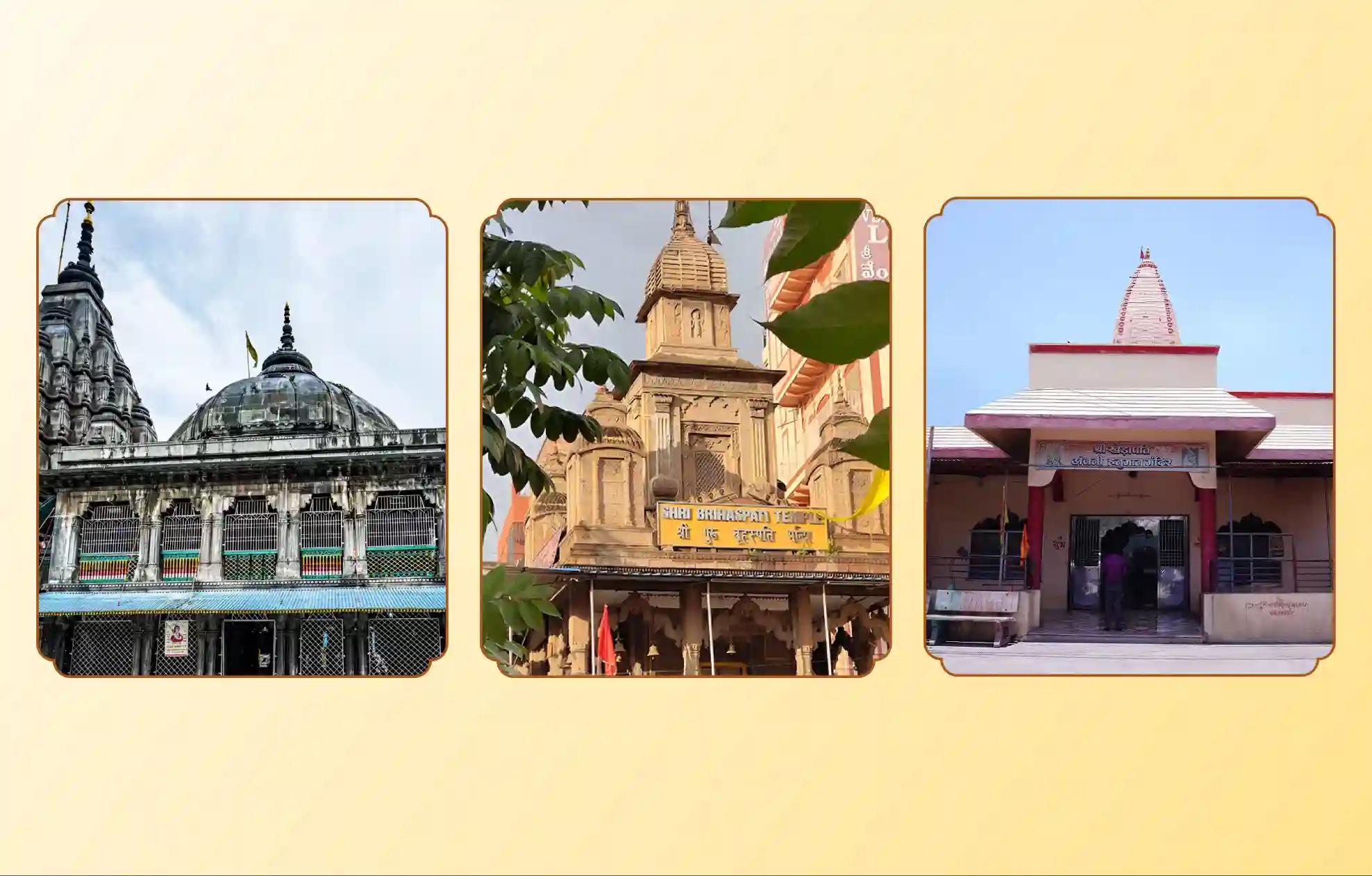 Vishnupad Vedi, Shri Brihaspati Mandir, Khedapati Hanuman Mandir, Gaya, Varanasi, Ujjain | Bihar, Uttar Pradesh, Madhya Pradesh